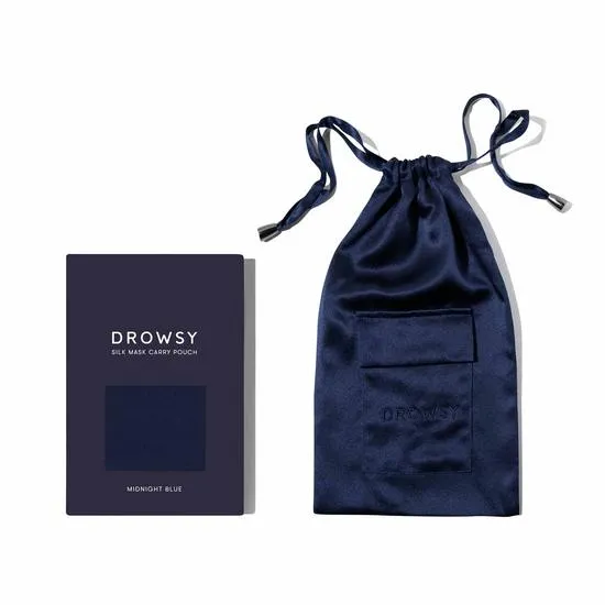 Drowsy Silk Carry Pouch Midnight Blue