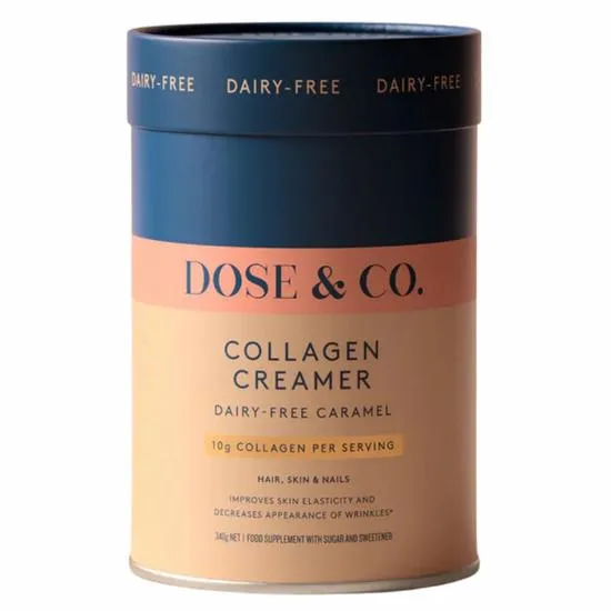 Dose & Co Dairy Free Collagen Creamer Caramel