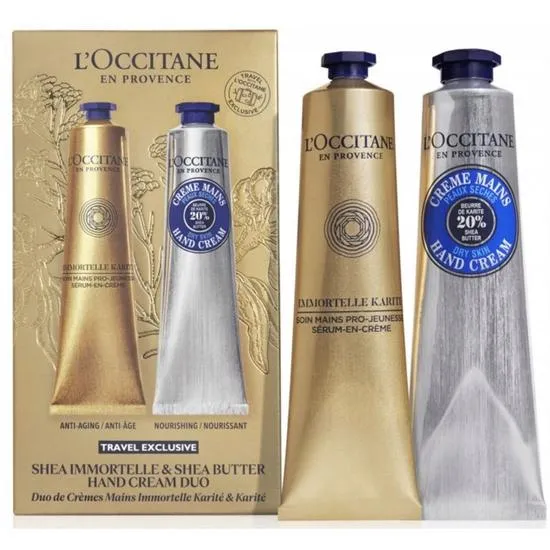 L'Occitane Shea Immortelle & Shea Butter Hand Cream Duo