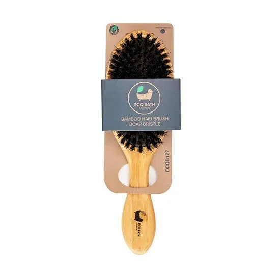 Eco Bath London Bamboo Hair Brush Boar Bristle