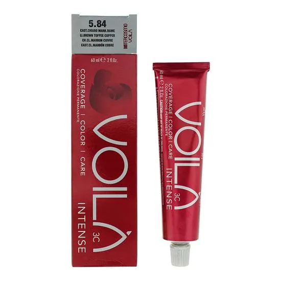 Intercosmo Voila 3c Intense 5.84 Light Brown Toffee Hair Colour
