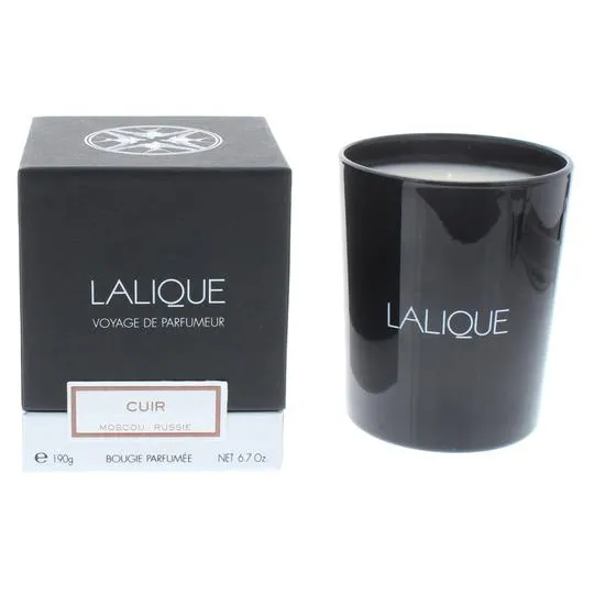 Lalique Cuir Moscou Russie Candle