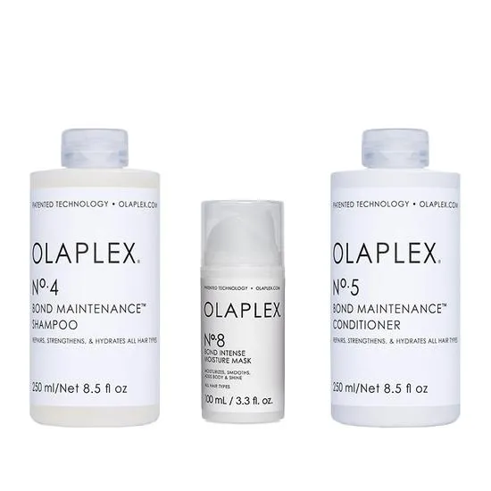 Olaplex Bond Maintenance No. 4 Shampoo & No. 5 Conditioner + Olaplex No. 8 Bond Intense Moisture Mask