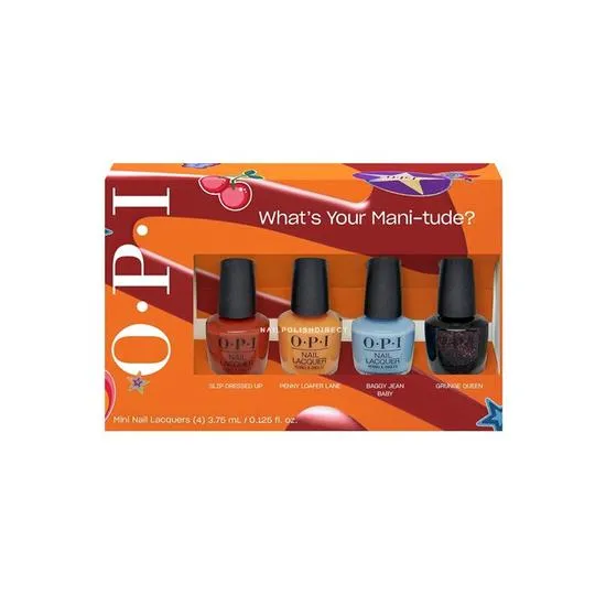 OPI What's Your Mani Tude? Mini Nail Lacquers Set