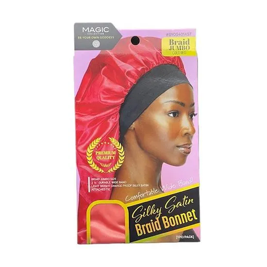 Magic Collection Silky Satin Braid Bonnet