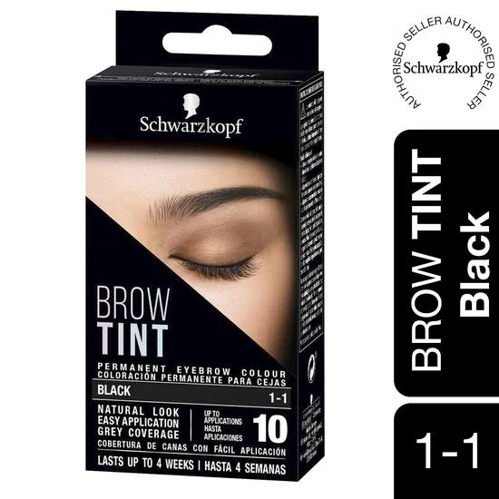 Schwarzkopf Brow Tint Professional Formula Permanent Eyebrow Dye