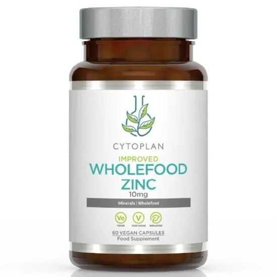 Cytoplan Zinc Wholefood 10mg Elemental Capsules