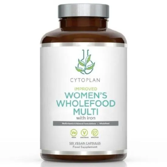 Cytoplan Women's Wholefood Multi With Iron Capsules 120 Capsules