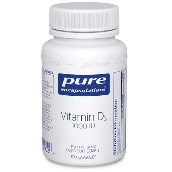 Pure Encapsulations Vitamin D3 Capsules