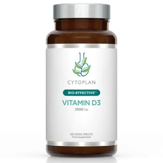 Cytoplan Vegan Vitamin D3 2500iu Tablets