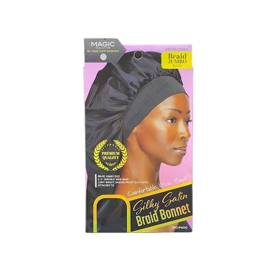 Magic Collection Silky Satin Braid Bonnet