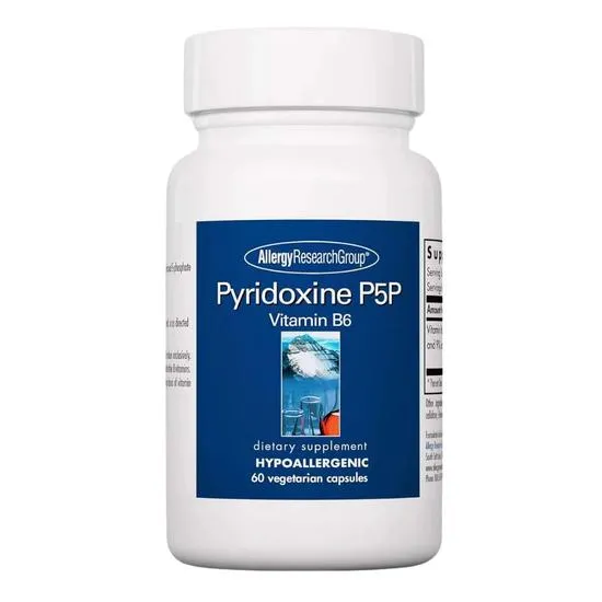 Allergy Research Group Pyridoxine P5p Vitamin B6 Capsules