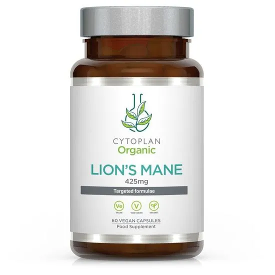 Cytoplan Organic Lions Mane Capsules