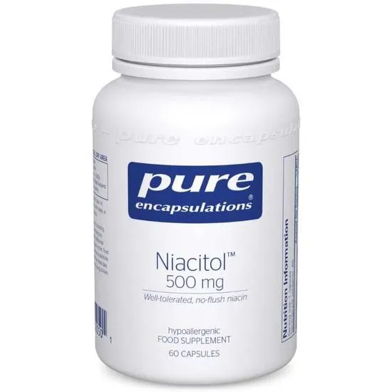 Pure Encapsulations Niacitol 500mg Capsules