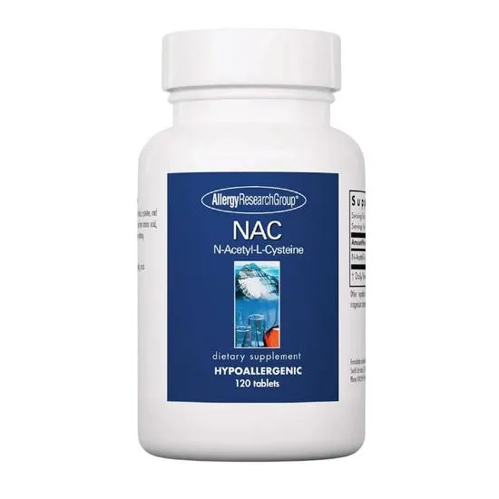 Allergy Research Group NAC N-Acetyl-L-Cysteine 500mg Tablets