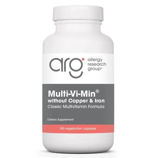 Allergy Research Group Multi-Vi-Min Without Copper & Iron Capsules