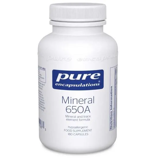 Pure Encapsulations Mineral 650a Capsules
