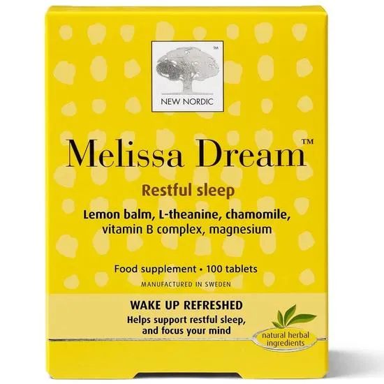 New Nordic Melissa Dream Tablets 100 Tablets