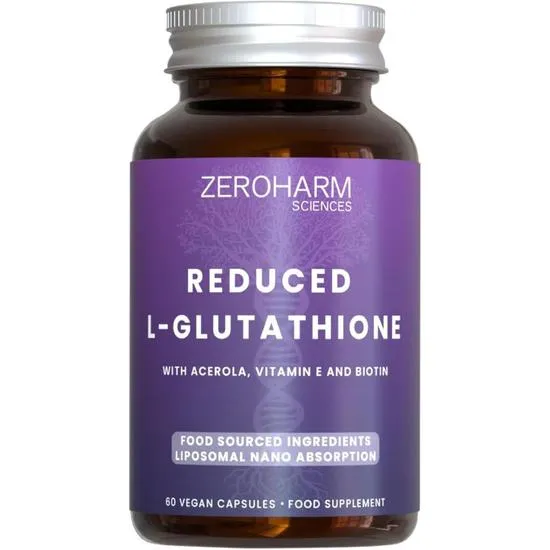 ZeroHarm Liposomal Reduced L-Glutathione 250mg Capsules