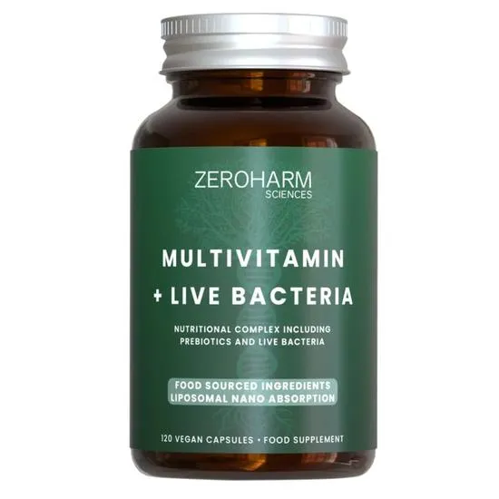 ZeroHarm Liposomal Multivitamin + Live Bacteria Capsules