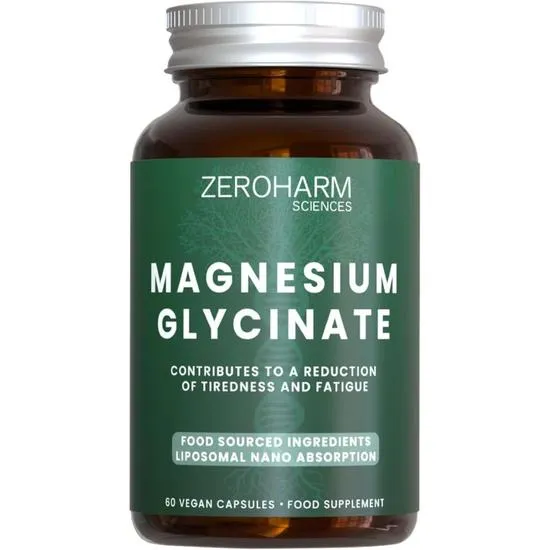 ZeroHarm Liposomal Magnesium Glycinate 600mg Capsules