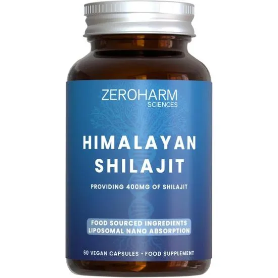 ZeroHarm Liposomal Himalayan Shilajit 400mg Capsules