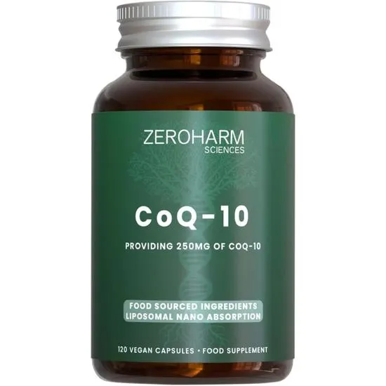 ZeroHarm Liposomal CoQ-10 250mg Capsules