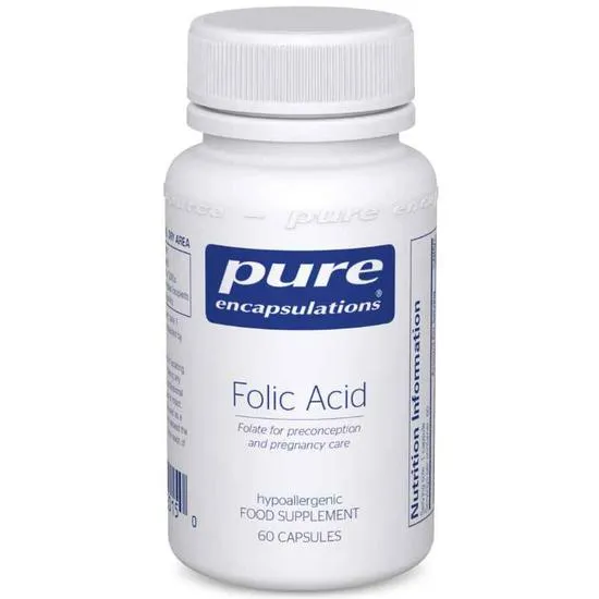 Pure Encapsulations Folic Acid Capsules