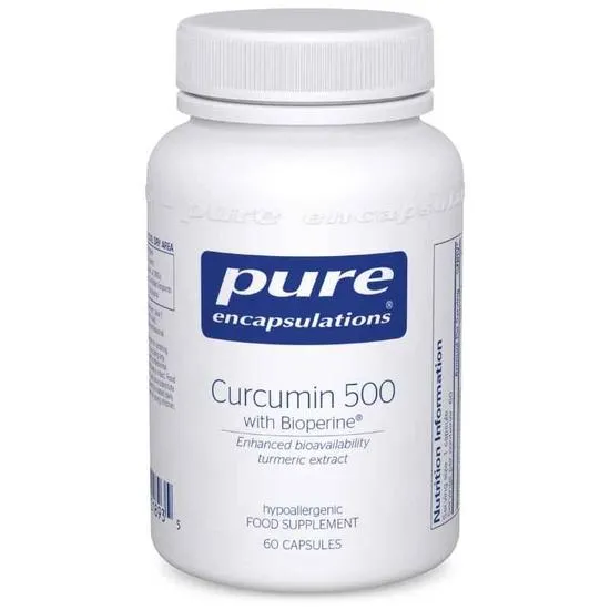 Pure Encapsulations Curcumin 500 With Bioperine
