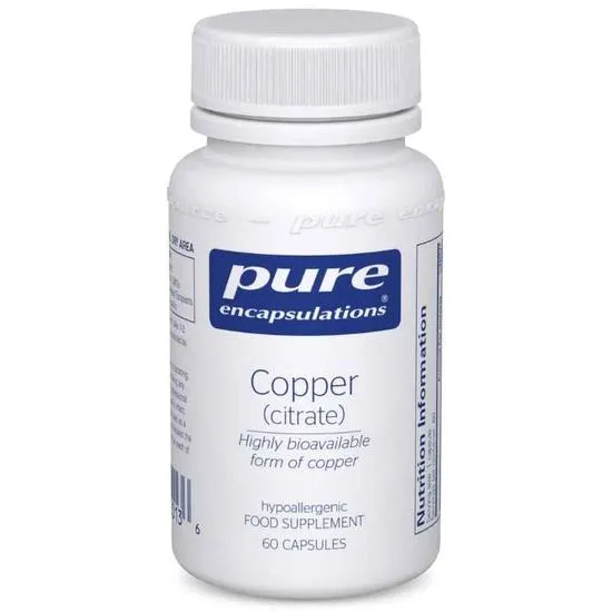 Pure Encapsulations Copper Citrate Capsules