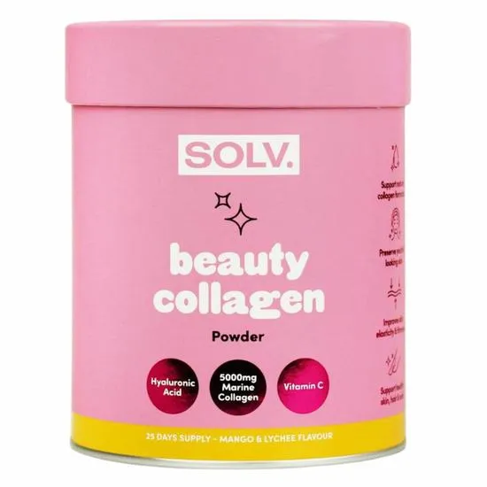 SOLV Collagen Mango & Lychee Powder