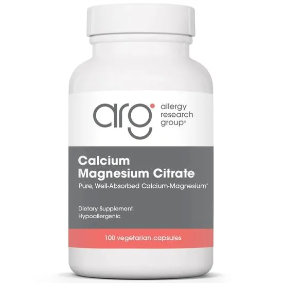 Allergy Research Group Calcium Magnesium Citrate Capsules