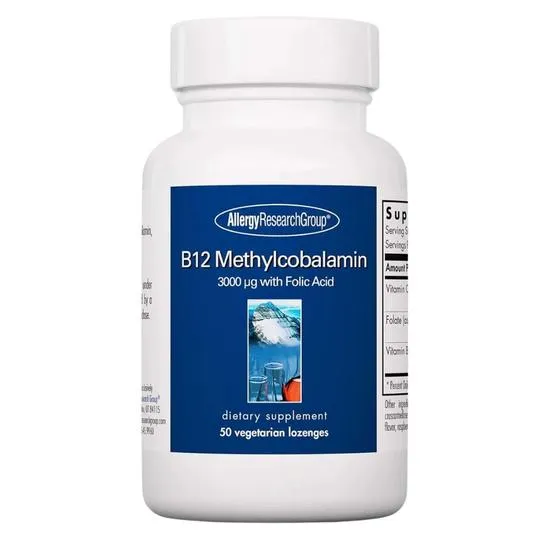 Allergy Research Group B12 Methylcobalamin Lozenges