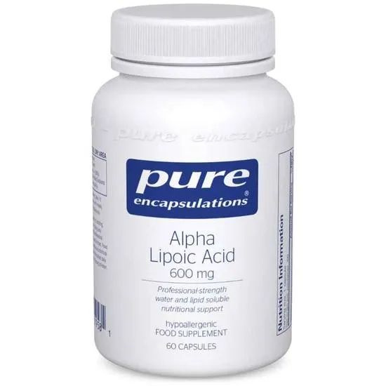 Pure Encapsulations Alpha Lipoic Acid 600mg Capsules