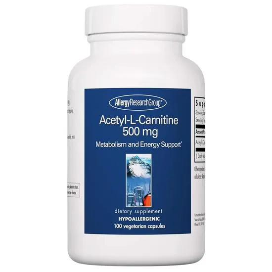 Allergy Research Group Acetyl-L-Carnitine 500mg Capsules
