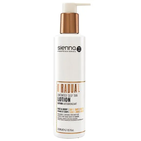 Sienna X Gradual Untinted Self Tan Lotion