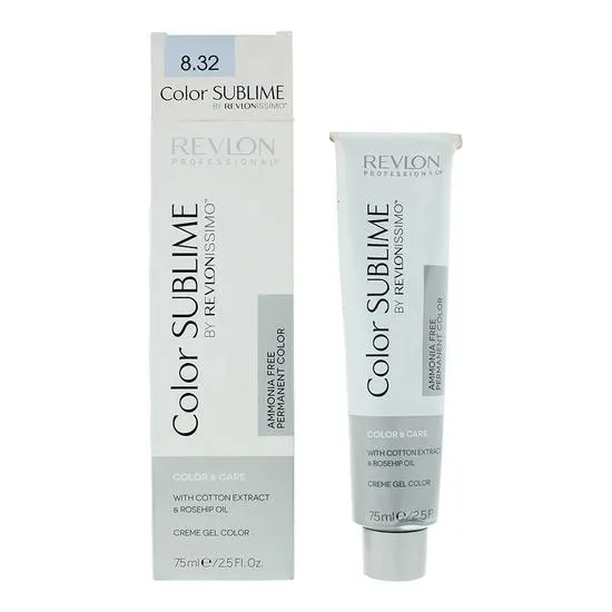 Revlon Issimo Colour Sublime Ammonia Free Creme Gel Colour 75Ml / 8.32 Light Gold Iridescent Blonde