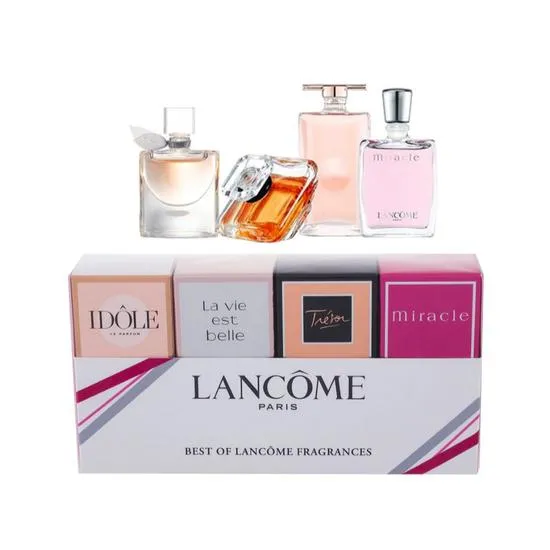 Lancôme Best Of Lancome Minuature Fragrances Gift Set 5ml Eau De Parfum Idole + 4ml Eau De Parfum La Vie Est Belle + 7.5ml Eau De Parfum Tresor + 5ml Eau De Parfum Miracle