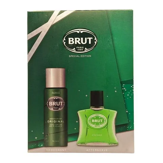 Brut Gift Set 100ml Aftershave + 200ml Deodorant Spray