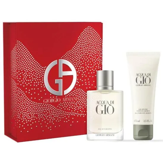 Giorgio Armani Acqua Di Gio Homme 50ml Spray Eau De Toilette + Shower Gel 75ml Gift Set