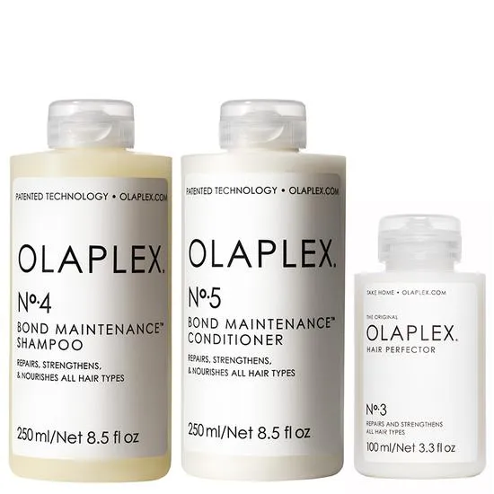 Olaplex Shampoo 250ml, Conditioner 250ml & Hair Perfector 100ml