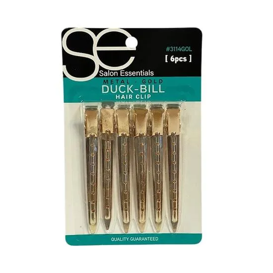 Magic Collection Salon Essentials Metal Gold Duck Bill Hair Clip