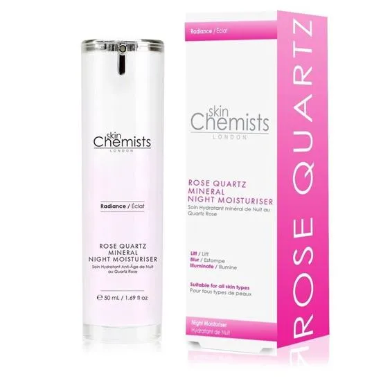 skinChemists Rose Quartz Mineral Night Moisturiser