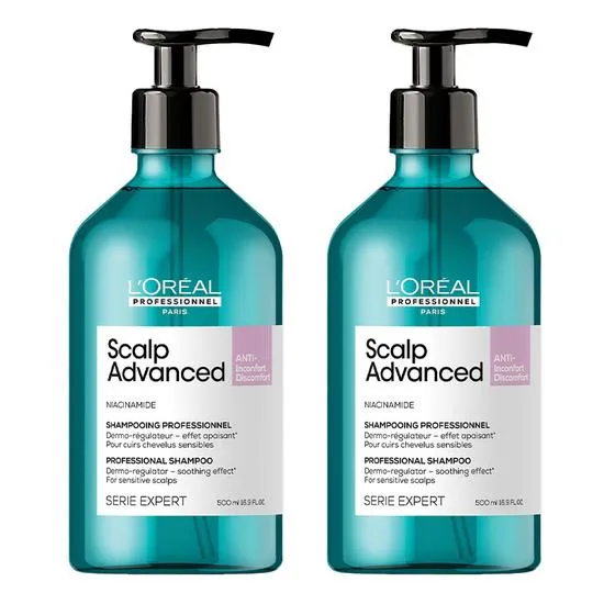 L'Oréal Professionnel Serie Expert Scalp Advanced Anti-Discomfort Dermo-Regulator Shampoo 2 x 500ml