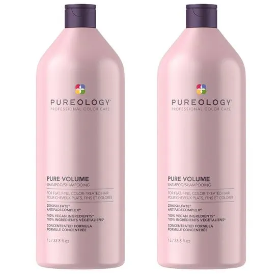 Pureology Pure Volume Shampoo 2 x 1000ml
