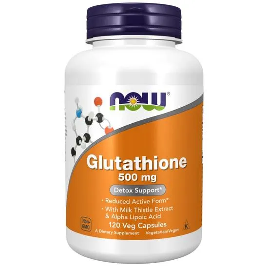 NOW Foods Glutathione 500mg Vegicaps