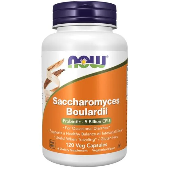 NOW Foods Saccharomyces Boulardii Capsules