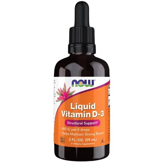 NOW Foods Vitamin D-3 Liquid, 400 IU