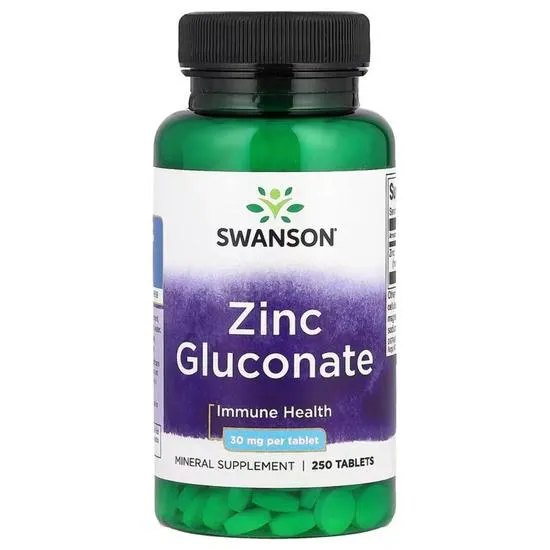 Swanson Zinc Gluconate 30mg Tablets