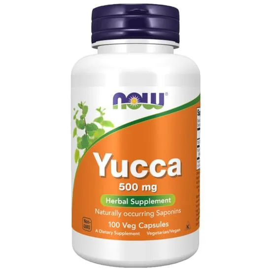 NOW Foods Yucca 500mg Capsules